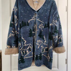 Denali Ladies Plush fleece outdoor coat - Size SMALL - Reversible